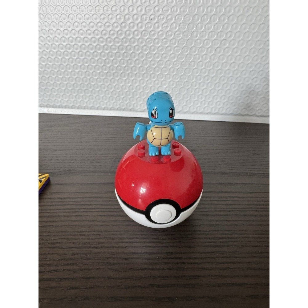 Mega Construx Pokemon Poke Ball Squirtle Creature Water Building Kit For Kid Fun